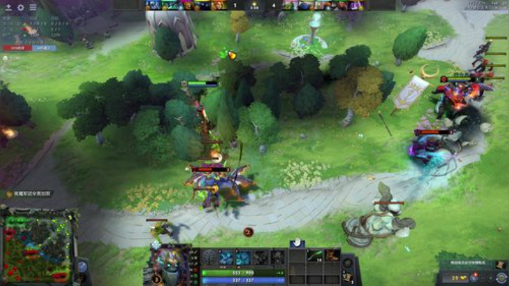 我在斗鱼看inflame丶hyz直播DOTA2