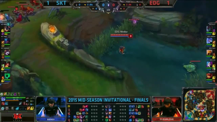2015MSI季中邀请赛季中冠军赛 中文决赛EDG vs SKT G3