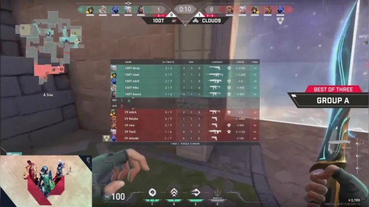 【直播BO3】100T vs ENVY 2020-11-09 05点场