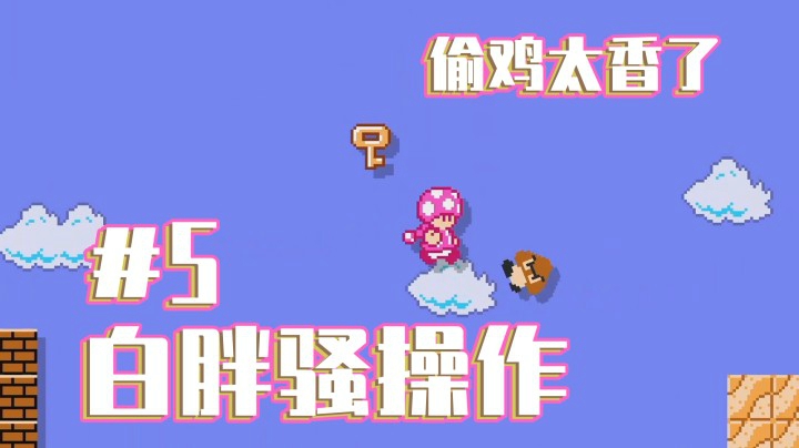 【白胖骚操作】5期 - 偷个鸡不香吗？真香！《马里奥制造2》