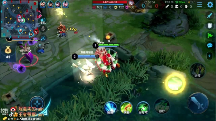 【2020-11-13 12点场】渝万rain：国服第一辅助教学！鬼谷子瑶蔡文姬！