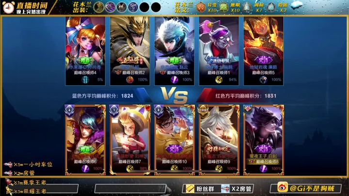 【2020-11-11 23点场】Gi不是狗贼：不知火舞巅峰赛2100
