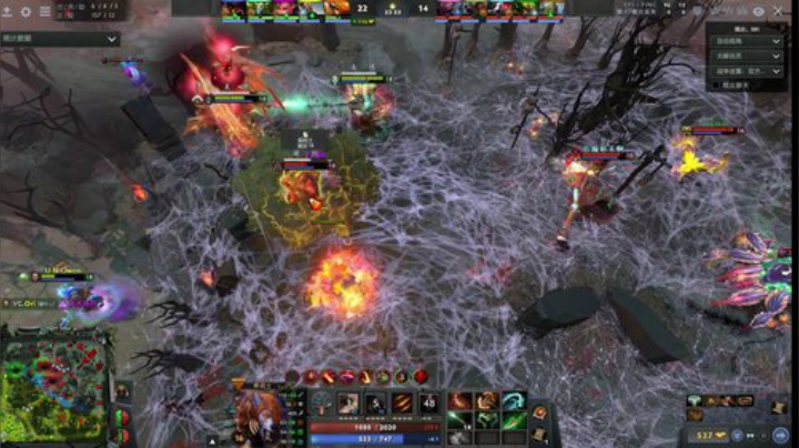 我在斗鱼看inflame丶hyz直播DOTA2