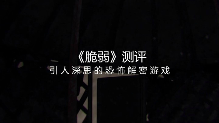 【子御】《脆弱》测评：这是款游戏虽然恐怖但是有深度