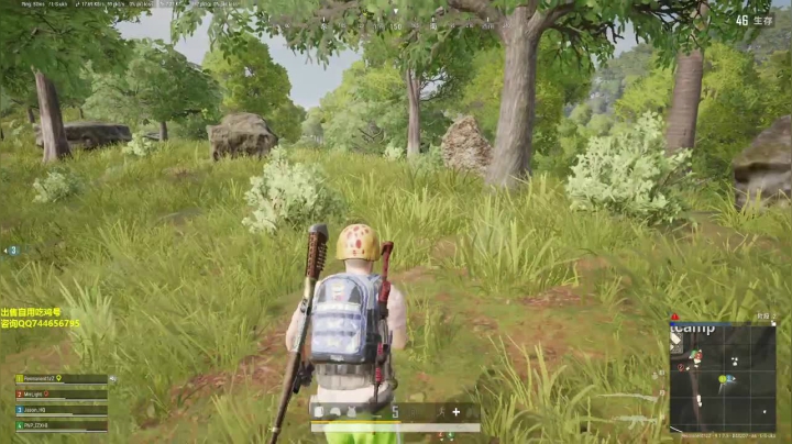 【2020-11-17 01点场】苦茶先森：竞技模式 单人四排 最强1v4