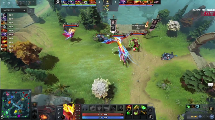 DOTA2职业杯S2 SAG vs iG.V BO3 第二场 11.12