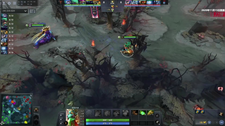 DOTA2职业杯S2 EHOME vs LGD BO3 第一场 11.15