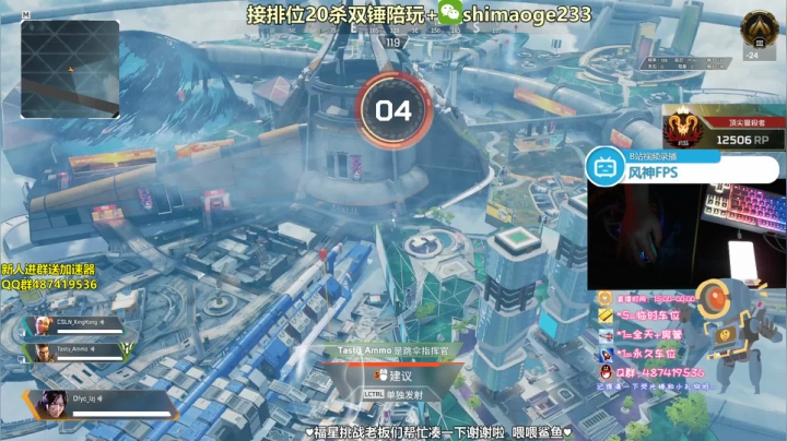 【2020-11-10 16点场】风神丷：猎杀排位！帮打排位徽章