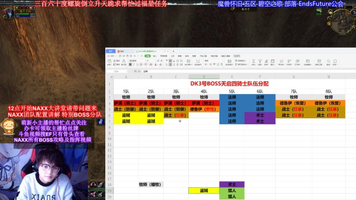 纳克萨玛斯棘手BOSS分队思路（瘟疫3/4DK/克尔苏加德）