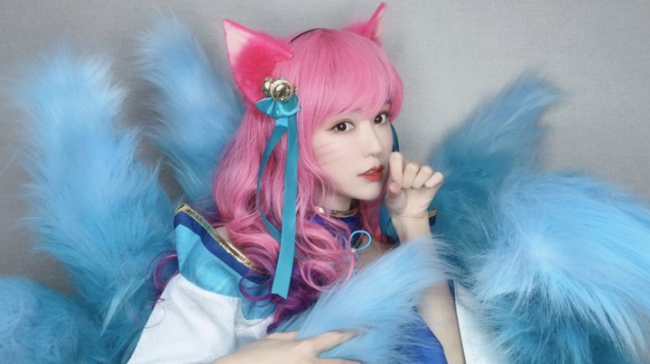 【阿狸cos】纯子酱的灵魂莲华阿狸cos初体验