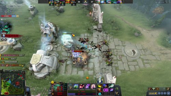 我在斗鱼看inflame丶hyz直播DOTA2