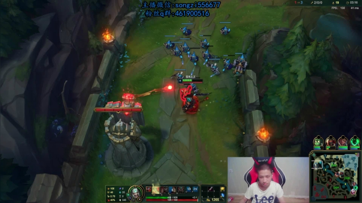 【2020-11-20 22点场】douyu丶松子：蛮王:版本最强上单 进来=上分！