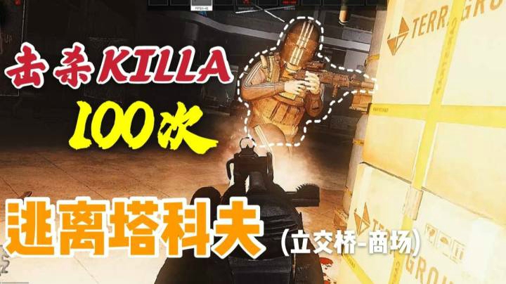 【逃离塔科夫】击杀KILLA100次（立交桥-商场）