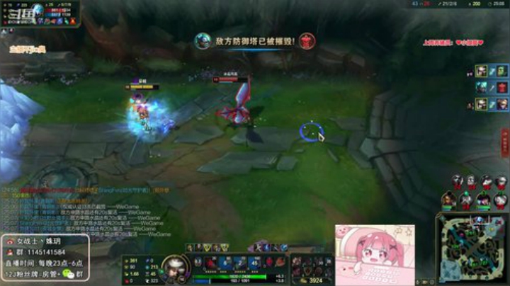 【英雄联盟】女战士丶姝玥的精彩时刻 20201122 00点场