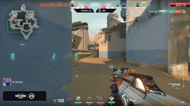 【VALORANT First Strike】C9 vs SPACESTATION 全场比赛高光时刻