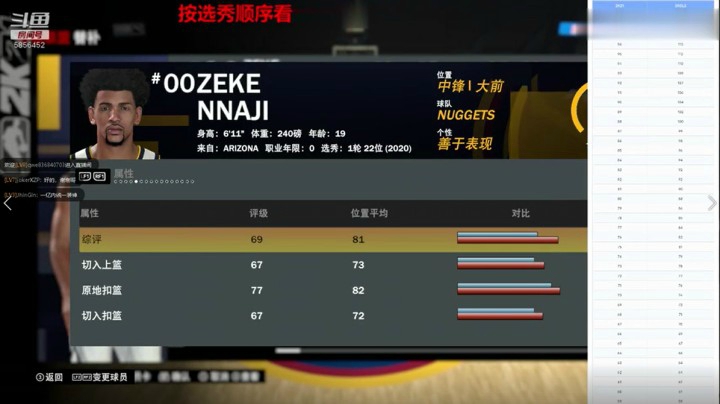 【2KOL2】20届新秀抢先看：纳吉