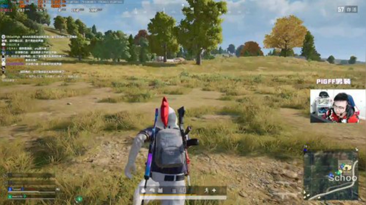 我在斗鱼看pigff直播绝地求生