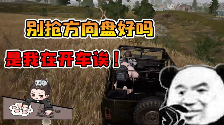 别抢方向盘，这车是我在开好吗？