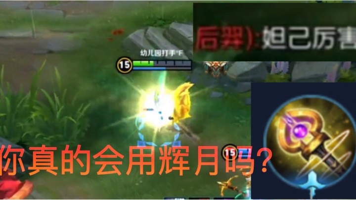 你真的会用辉月吗？妲己天秀辉月看呆后羿