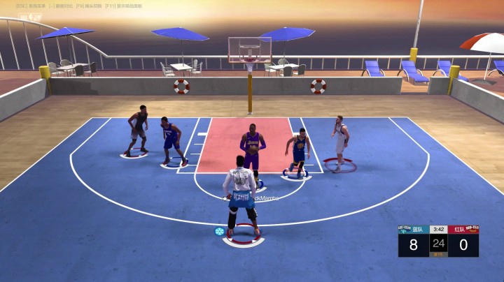 【NBA2KOL2】树懒教你不出三分线就能得分的方式