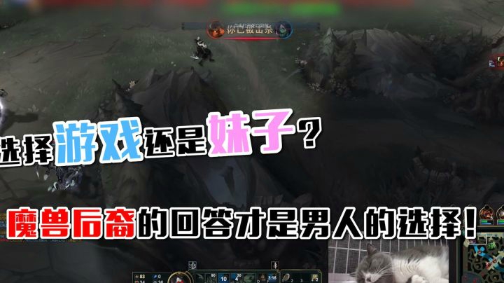 要游戏还是妹子？魔兽的回答才是真男人的选择