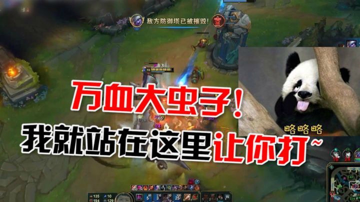 一夫当关万血大虫子，你们打的疼我算我输！一口一个小朋友！