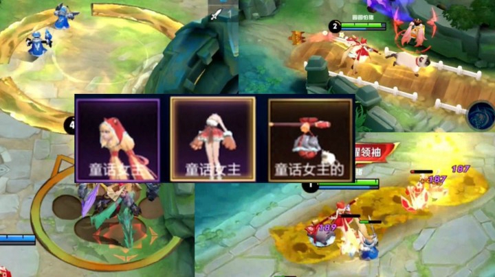 大乔星元新皮肤实战！用了这个皮肤的都是白雪公主！