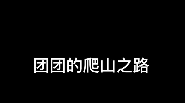 【一条小团团】团团的爬山之路