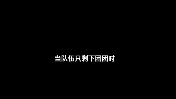 【一条小团团】当队伍只剩团团时