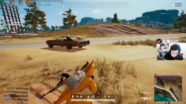 我在斗鱼看pigff直播绝地求生