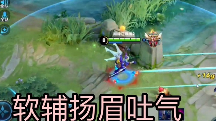 辅助拿蓝又拿红 队友竟百般纵容！软辅真的强！