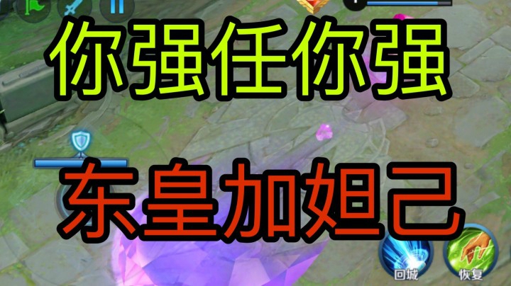 东皇+张良？OUT!你强任你强东皇+妲己让天秀露娜无法操作！
