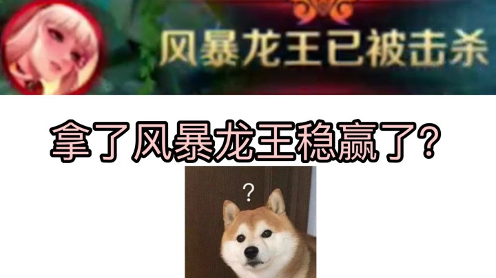 谁说有风暴龙王必赢？超级无敌爆炸大逆风局！