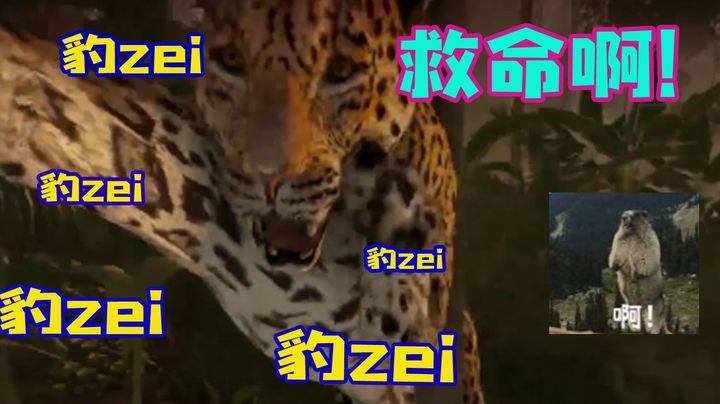 【仙某某】突然冲出一只豹子，吓得老娘吼出了方言！