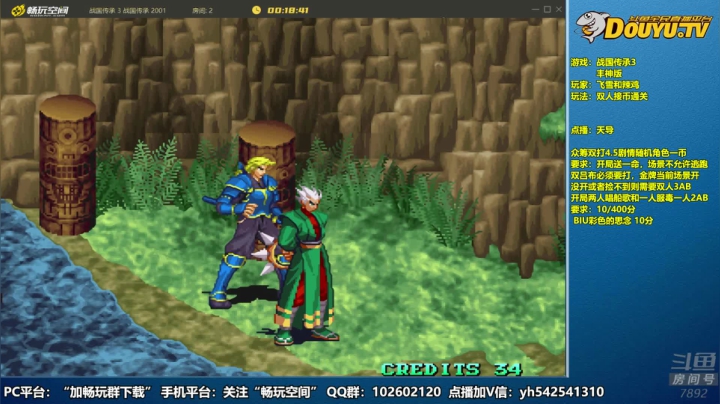 【2020-12-01 21点场】douyu素酒：飞天雪：三国战纪各类修改版