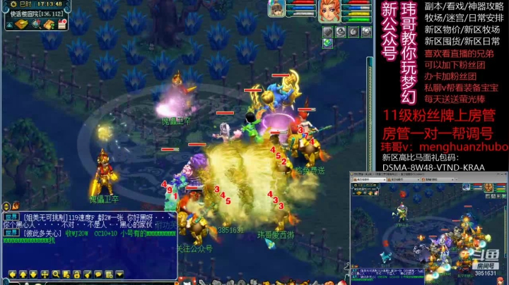 【2020-11-27 17点场】玮哥爱梦幻：新区养成342天~送攻略