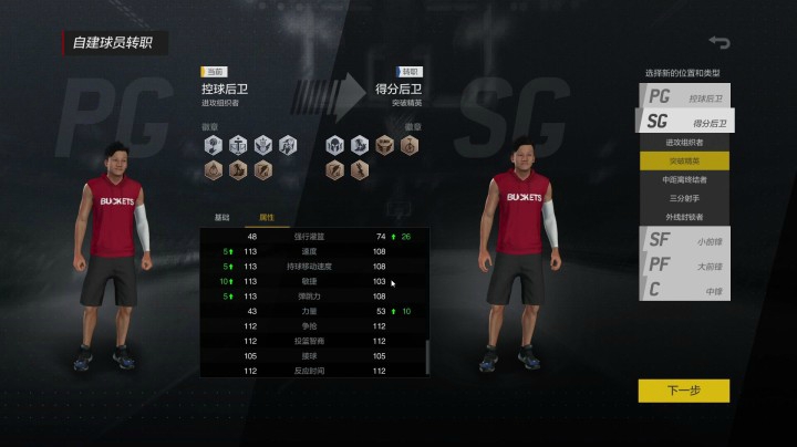 【NBA2KOL2】全位置自建推荐以及分析