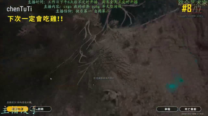 【2020-11-27 20点场】陈吐兔：吃鸡游戏排位日记之落地成盒
