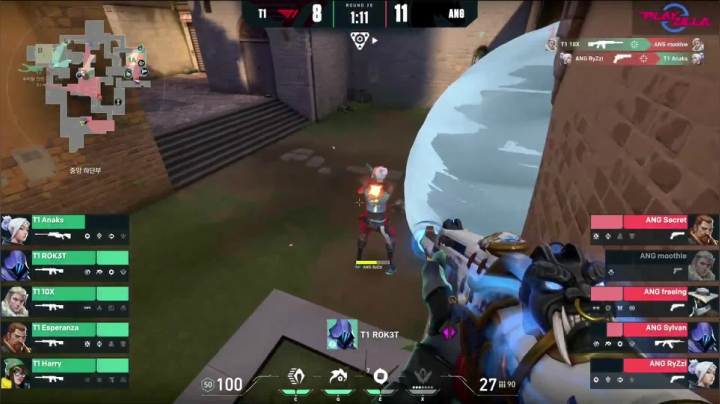 【VALORANT First Strike】T1kr vs ANG 全场比赛高光时刻
