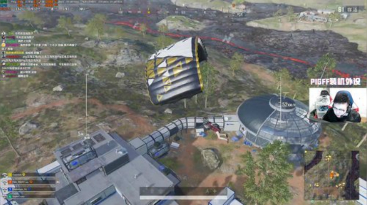 我在斗鱼看pigff直播绝地求生