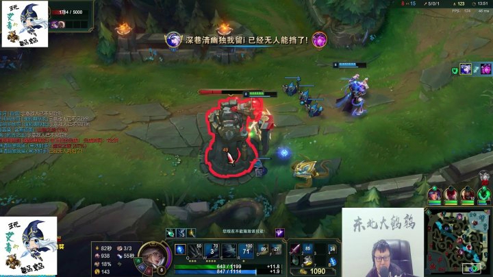 这局全程高能，寒冰疯狂滚血球，三杀拿到手发麻。