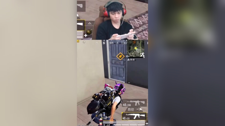 1V4守楼梯口，来一队杀一队