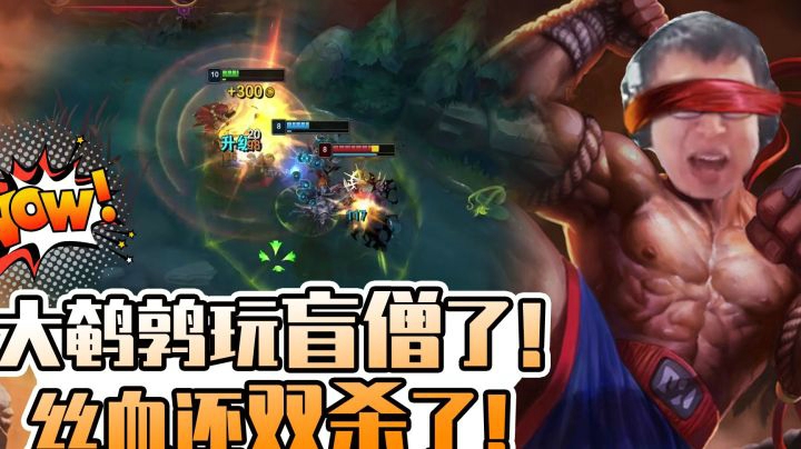 大鹌鹑玩盲僧了！丝血还双杀了！爷的青春！