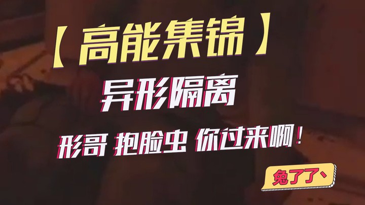 【兔了了高能集锦】异形隔离  形哥 抱脸虫 你过来啊！