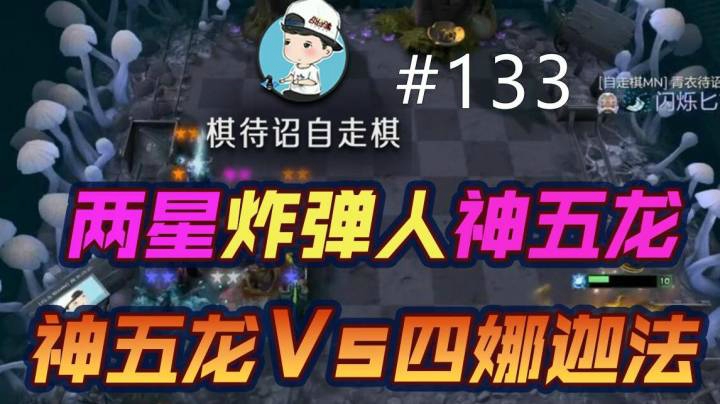 棋待诏#133：两星炸弹人神五龙，神五龙Vs四娜迦法