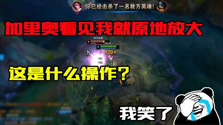 看着我原地放大，加里奥真有你的