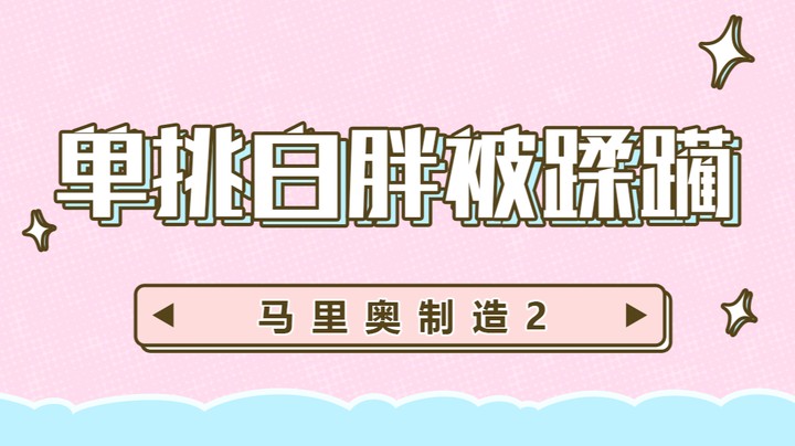【马里奥制造2】单挑白胖被蹂躏