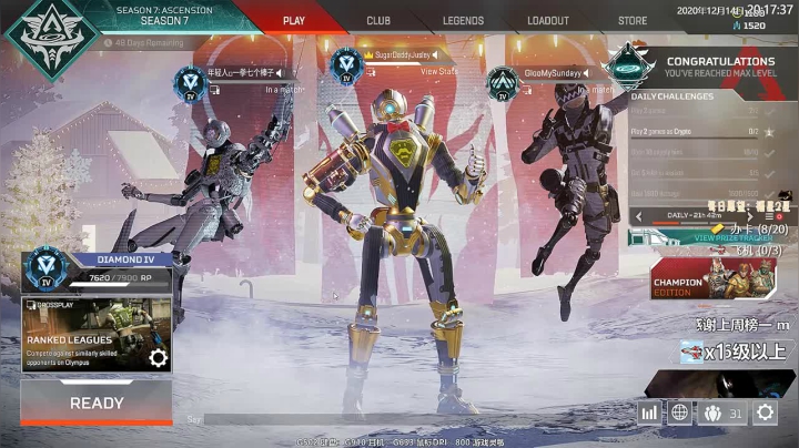 【2020-12-14 19点场】Jusley：【Jusley·老贾】双语主播一千万伤害