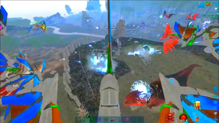 ARK Office PVP attack BLKG meat tp