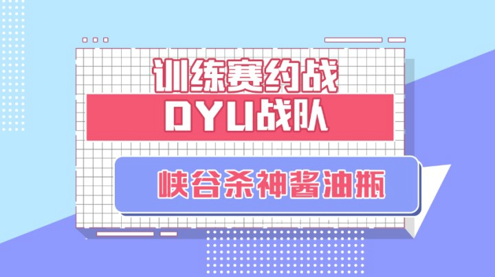训练赛约战DYU战队